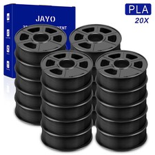JAYO 20KG Nero PLA 1,75mm Filamento per stampante 3D 1,1KG Basso restringimento