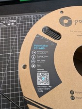 Polymaker Pc Abs Filamento Nero 1,75mm 1kg Usato, 600g. 