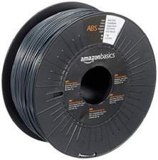 Amazon Basics   Filamento per stampanti 3D, in ABS, 1,75 mm, grigio scuro, 1 kg
