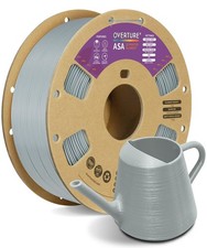 OVERTURE ASA Filamento Grigio Premium da 1.75mm, 1kg Bobina(2.2lbs),