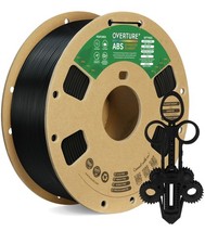 OVERTURE Filamento ABS 1.75mm, 1kg Bobina(2.2lbs), Precisione Dimensionale +/- 0