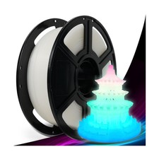 FLASHFORGE Rapid PLA Filamento 1,75mm Arcobaleno Luminoso, 500mm/s Stampa ad Alta Velocità