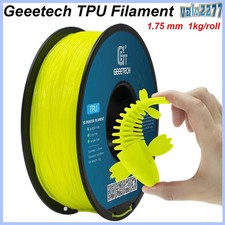 GEEETECH 1 kg filamento stampante 3D TPU 1,75 mm giallo filamento TPU morbido ed elastico