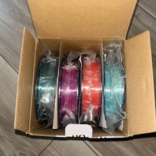 SUNLU Silk PLA+ filamento 1,75 mm multicolore 250 gx4 stampante 3D PLA lucida setosa