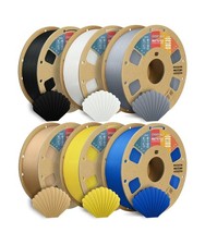 OVERTURE 6KG Bundle filamento opaco per stampante 3D PLA 1,75 mm, superficie opaca e bassa