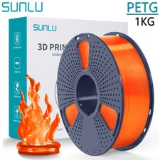 SUNLU trasparente arancione PETG 1 KG filamento stampante 3D 1,75 mm PETG alta resistenza