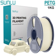 Filamento stampante 3D Sunlu 1 kg bianco osso PETG 1,75 MM PETG 1 KG alta resistenza