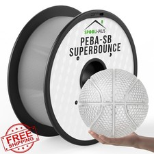 Filamento PEBA 1,75 mm bobina da 1 kg - filamento flessibile per stampante 3D TPU ad alto rimbalzo