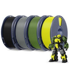 SUNLU Filamento PLA+ 4KG, Filamento PLA Plus per Stampanti 3D 1.75mm ±0.02mm, Ma