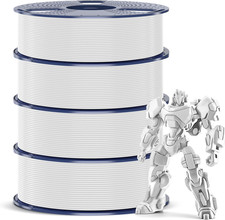 Filamento PETG 4 Kg, 1,75 Mm, Resistenza Agli Urti, per Stampanti 3D FDM, 1 Kg B