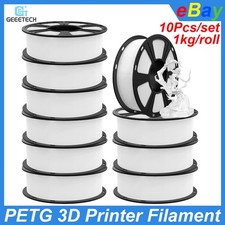 10 kg Geeetech filamento PETG 1,75 mm 1 kg/rotolo bianco PETG filamento stampante 3D