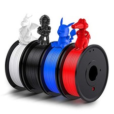 Filamento PLA 1.75 mm LABISTS - nr.3 bobine da 250g nero+rosso+blu