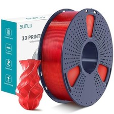 Filamento PLA Sunlu plus per Print 3D, 1.75Mm, 1kg. Alta precisione 0,02 mm rt