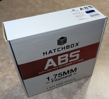 HATCHBOX ABS 1,75 mm filamento per stampante 3D in BLU bobina da 1 kg