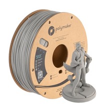 Polymaker Filamento PLA Leggero 1,75mm Grigio 0,8kg, Stampante 3D PolyLite PL