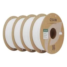 eSUN PETG Basic Filamento 1,75 mm, alta tenacità, 1 KG per bobina, 4 rotoli di m