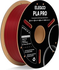 Filamento PLA Pro 1,75Mm Rosso Borgogna 1KG, Precisione Dimensionale +/- 0,02Mm