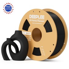 Filamento stampante 3D 1,75 mm PLA nero DEEPLEE precisione dimensionale + - 0,02 mm 1 kg