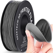 GEEETECH 1 kg filamento stampante 3D TPU 1,75 mm grigio filamento TPU morbido ed elastico