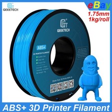Geeetech ABS+ 1,75mm filamento stampante 3D 1kg nero durezza ABS+ filamento NUOVO