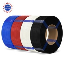 Filamento stampante 3D PLA ricarica base 1,75 mm pacchetto 4 kg senza bobina ELEGOO riutilizzabile