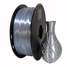 CC3D Filamento PLA in seta argento 1,75 mm 1 kg stampante 3D filamento stampa 3D
