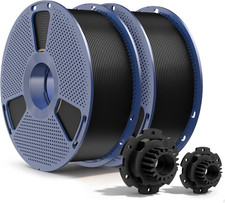 Filamento stampante 3D PETG 1,75mm 2kg nero confezione da 2 crealità ottimo alto