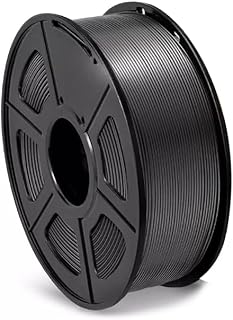 ABS PLA Filament 1.75 mm Black 1 kg Giuppiter 3D Printing High Quality for 3D Printer Spool (Black, ABS)
