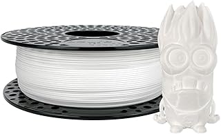 AzureFilm Original PLA Filament for 3D Printer 1.75mm - 1kg Spool - Easy to Print - High Precision - Smooth Surface - Ideal for Prototypes (Litho White, 1kg)