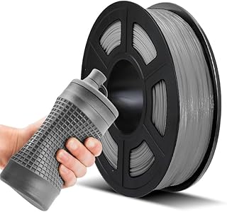 Filamento 3D JAYO TPU 1,75 mm, Grigio, 0,5 kg, Precisione +/- 0,02 mm