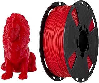 CC3D PLA Max PLA+ FDM 3D Printer Filament 1.75mm, 1kg, Dark Red, PLA Pro, Cherry Red Filament (Cherry Red)