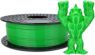 AzureFilm PETG Hyper Speed Filament for 3D Printer 1.75mm - On Spool - For High Speed Printing - Durable, Durable, Moisture Wicking - Superior Adhesion (Grass Green, 1kg)