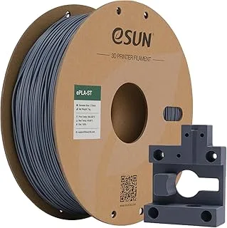 eSUN PLA Filament Super Tenacity 1.75mm, PLA-ST 3D Printer Filament, Dimensional Accuracy +/- 0.05mm, 1kg Spool (2.2 lbs) 3D Printing Filament for 3D Printers, Grey