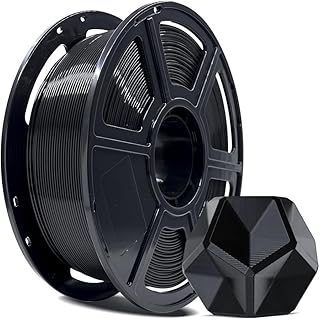 FLASHFORGE 3D Printer Filament, PLA PRO Filament 1.75mm, 1kg Spool, Measuring Accuracy +/- 0.02mm for FDM 3D Printer, Better Strength and No Knots (Black)