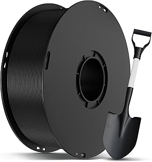 ANYCUBIC ABS Filamento 1,75 mm, Alta Resistenza e Tenacità, Precisione Dimensionale Della Stampante 3D +/- 0,02 mm, Nero 1KG