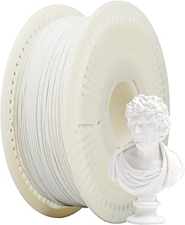 eSUN Matte PLA Refill Filament Kit & Spool, Matte PLA without 1.75mm Spool and eSpool+ Removable Filament, 1kg Spool (2.2Lbs) Spool of 3D Printing Filament, Cream White
