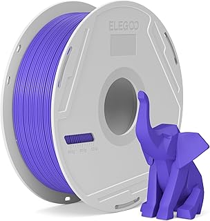 ELEGOO PLA Basic Purple Filament 1 kg with Reusable Spool, 1.75 mm PLA 3D High Precision, Easy Installation, Compatible with Most 3D Printers