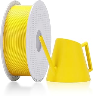 Bambu Lab - Filamento per stampante 3D PETG HF, filamento ad alta velocità da 300 mm/s, facile da stampare in PETG rapido con finitura liscia, materiale di stampa 3D, 1kg, Giallo