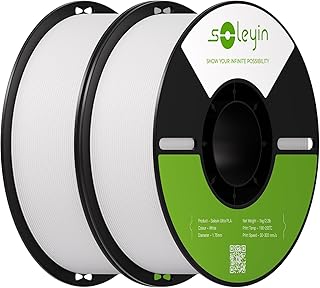 Filamento ultra PLA 1,75 mm, filamento per stampante 3D 30-300 mm/s, per la maggior parte delle stampanti 3D Creality Ender-3 K1 K1C K2 Hi (bianco 2 kg)