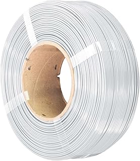 AzureFilm Filamento PETG Hyper Speed Ricarica 1.75 mm – Senza Bobina – 1kg – Per Stampa 3D ad Alta Velocità – Resistente, Durevole – Compatibile con Master Spool e Bambu (Moon Light, 1kg)