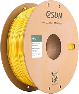 eSUN Filamento PETG 1.75mm, Filamento per Stampante 3D PETG, Precisione Dimensionale +/- 0.05mm, Bobina da 1kg (2.2 libbre) Filamento per Stampa 3D per Stampanti 3D, Oro Solido