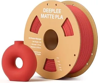 Deeplee Matte PLA 1.75mm 1kg Rosso
