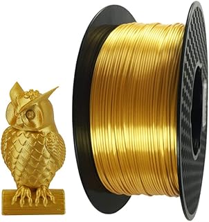 Pla Filament 1.75 mm Silk Gold 1 kg Spool Pla Thread 3D Printer Filaments Metallic Metallic Metal 3D Printing Materials CC3D Silk Gold Pla Silk