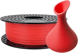 AzureFilm PLA Matte HS 3D Printer Filament 1.75mm, 1kg Spool, High Speed, Ultra Matte Finish, Easy Printing, PLA Filament, for High Speed Printers (Coral, 1kg)