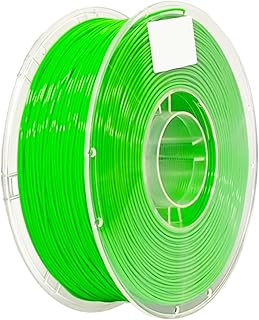 Filamento in TPU da 1,75 mm, 95 A, flessibile per stampante 3D ad alta elasticità, bobina da 200 g, precisione dimensionale ± 0,03 mm, si adatta alla maggior parte delle stampanti FDM, verde