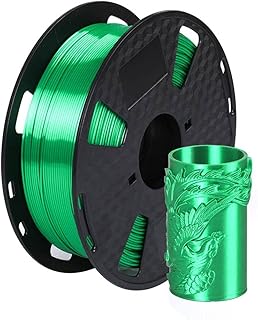 CC3D PLA Filament Silk Green Jade 1.75mm 1kg 3D Printer Filament FDM 3D Printing Material Shiny Metal Gold Silver Copper Filament PLA Silk Green