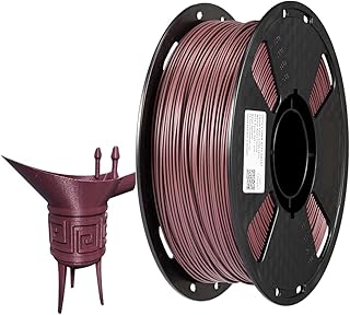 CC3D PETG Carbon Fiber Filament Maroon Red for 3D Printer 1.75mm 1kg Spool PETG CF 3D Printing Material Red Brown 1000g