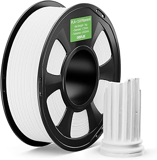 DEEPLEE PLA+ 2.0 Filamento 1.75 mm - Bobina da 1 KG in Bianco, Alta Tenacità e Finitura Liscia, Precisione ±0.02 mm, Versione Aggiornata Potenziata, per Stampanti 3D FDM