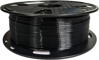 Cc3d - Filamento PETG Pro per stampante 3D, 1,75 mm, 1 kg, nero, 2,2 libbre, materiale per stampa 3D FDM, filamento PETG nero