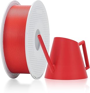 Bambu Lab PETG HF 3D Printer Filament, 300mm/s High Speed Filament, Easy to Print PETG Fast with Smooth Finish, 3D Printing Material, 1kg, Red